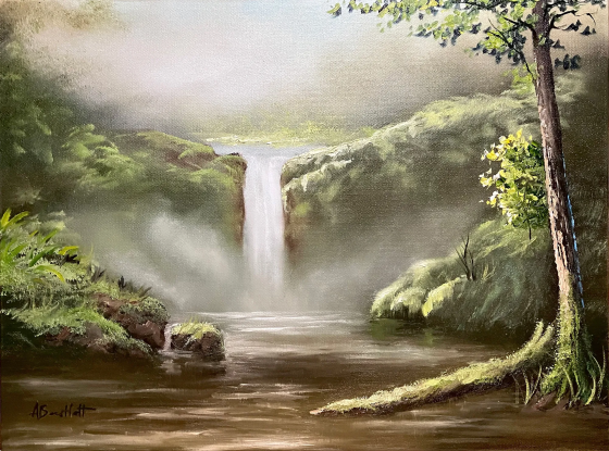 mossy falls