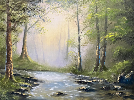 sunlit stream